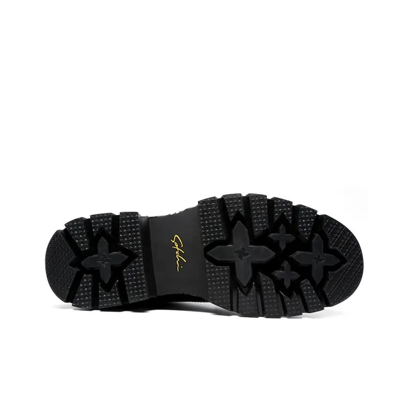 Satchi Platform Shoes Men's Black-5