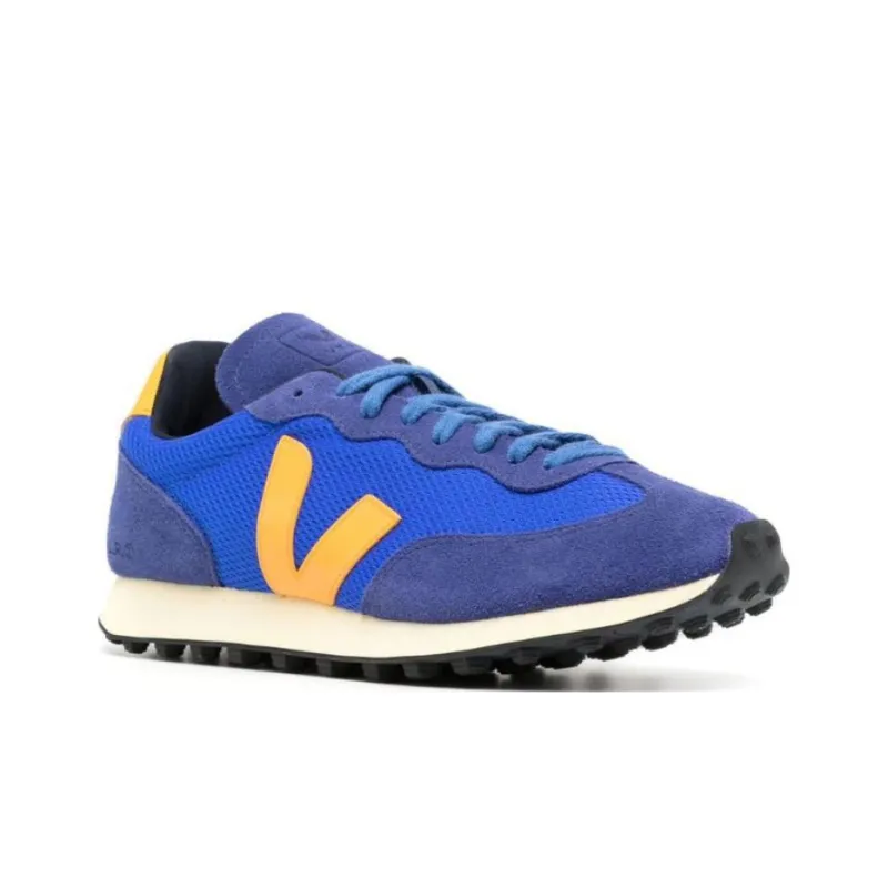 VEJA Rio Branco Lace Up 'Royal Blue Yellow'-2