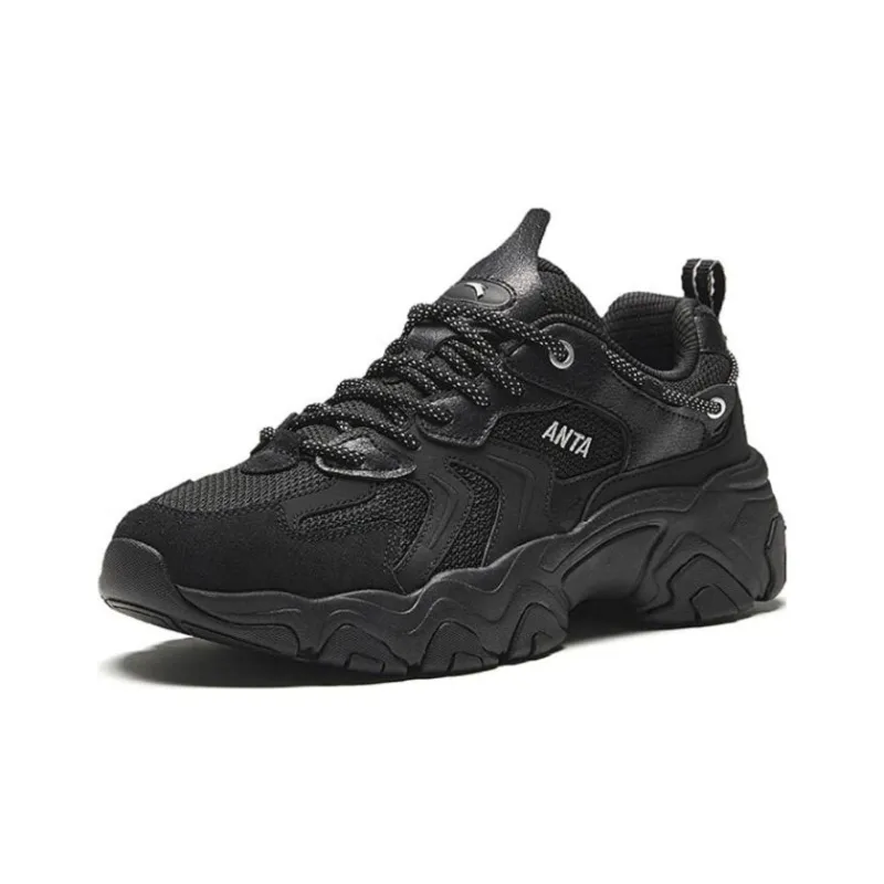 ANTA Casual Shoes Men Low Top Black-1