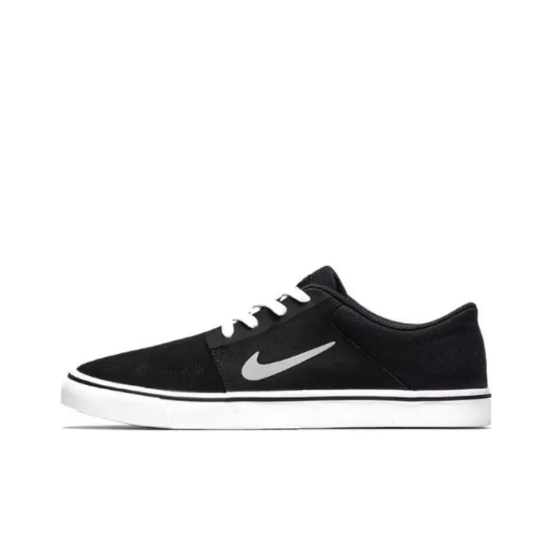 Nike Sb Portmore Black Medium Grey White Gym Light Brown-0