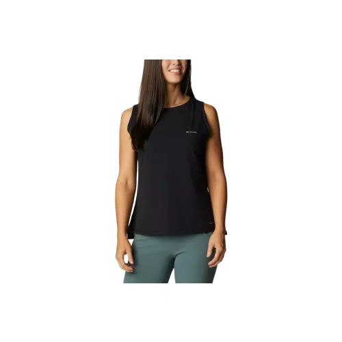 Columbia Tech Trail Tank Tops Women's Black