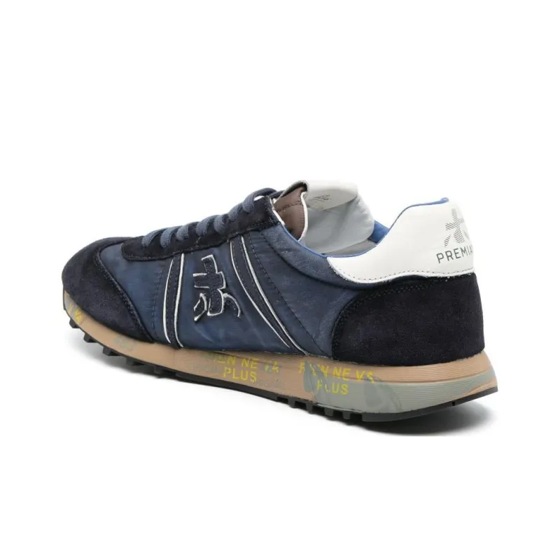 PREMIATA Lucy Cushioning Low-Top Casual Shoes Men's Blue-2
