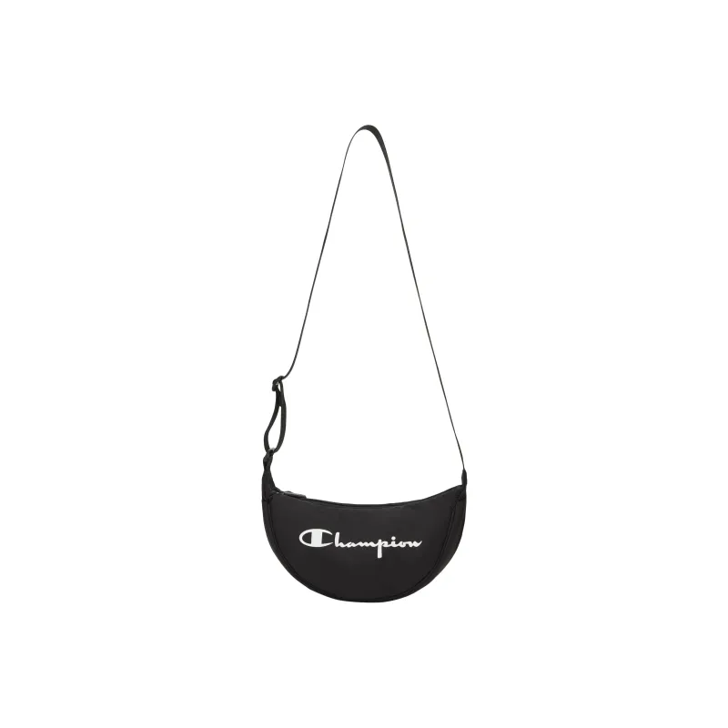 Champion Fabric Crossbody Bag Shoulder Bag Unisex Black/Milk White/Olive Green-9