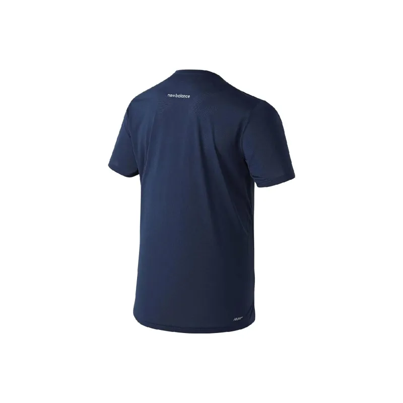 New Balance T Shirts Men Dark Blue-1