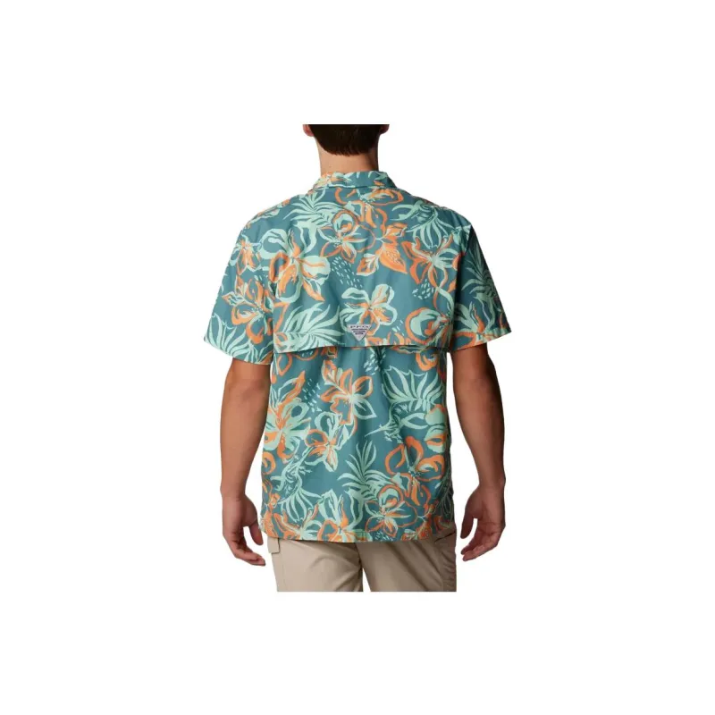 Columbia Shirts Men Turquoise-1