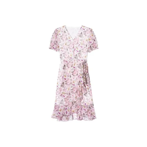 YINER GoodLand Short-Sleeved Dresses Women's Rose Pink