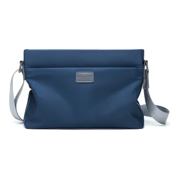 CNOLES Fabric Shoulder Bag Crossbody Bag Men's Black/Blue