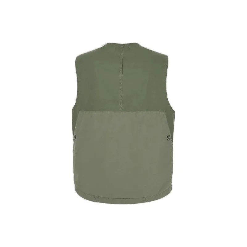 STONE ISLAND Vests Men Green-1