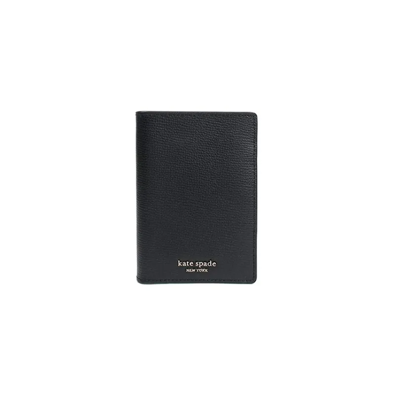 Kate Spade Leather Card Holders Passport Holders Unisex Black-0