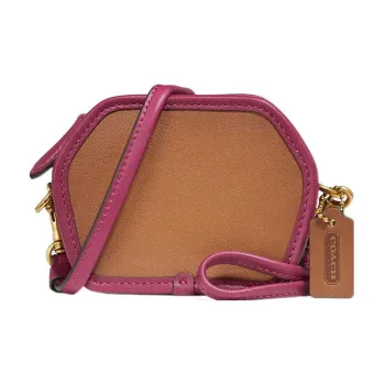 COACH Leather Coin Purse Regular Women's Brown