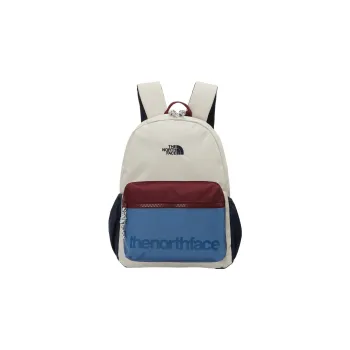 THE NORTH FACE Polyester Backpack Regular Women's Beige/Burgundy/Blue