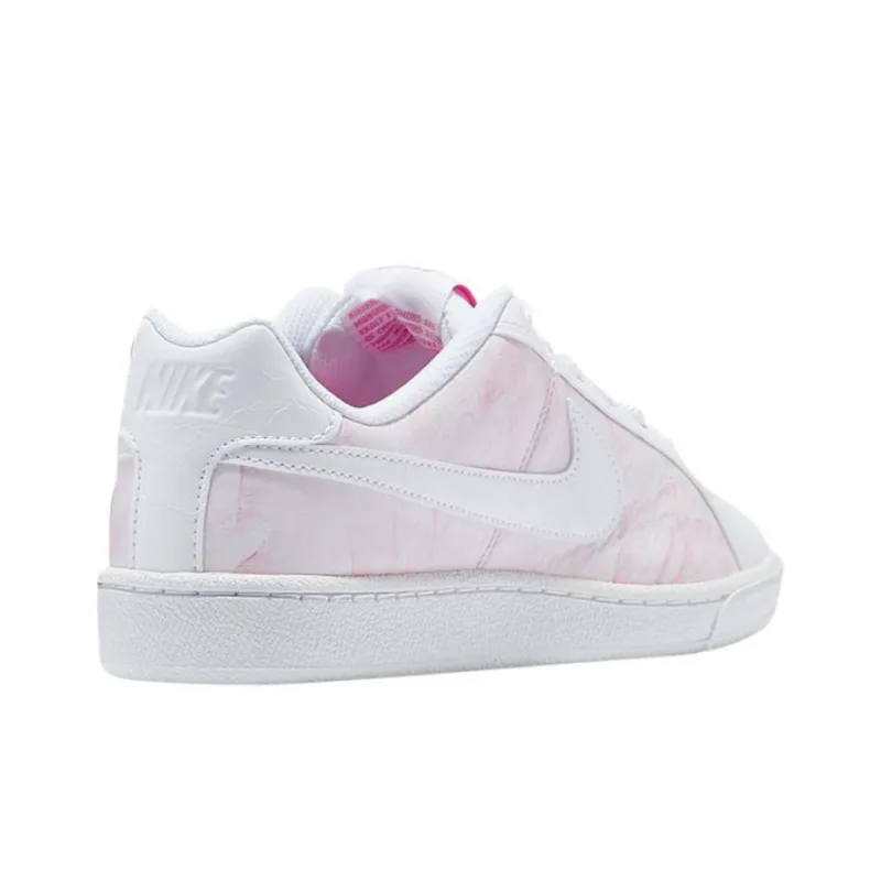 Nike Court Royale Anti Slip Wear Resistant Low Top Skateboard Shoes Women's Pink White-3