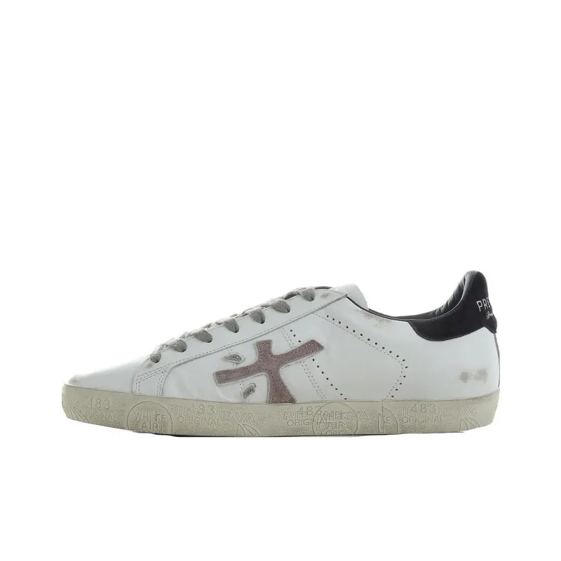 PREMIATA Steven Low-Top Skateboard Shoes Men's White-0