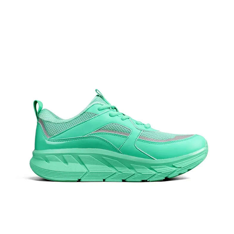 KOOLARA Breathable Low-Top Running Shoes Women's Green-1