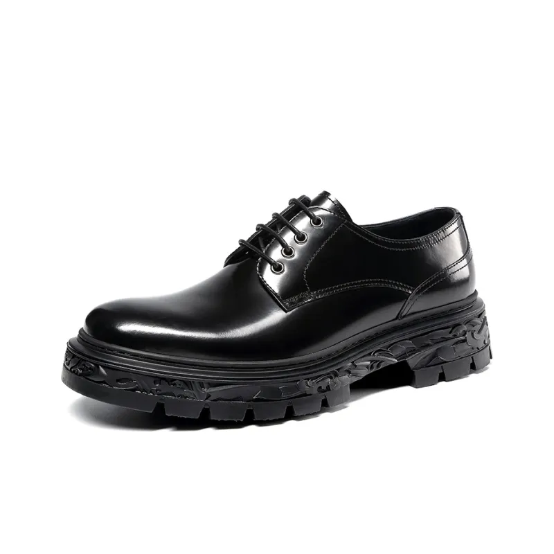 Satchi Platform Shoes Men's Black-1