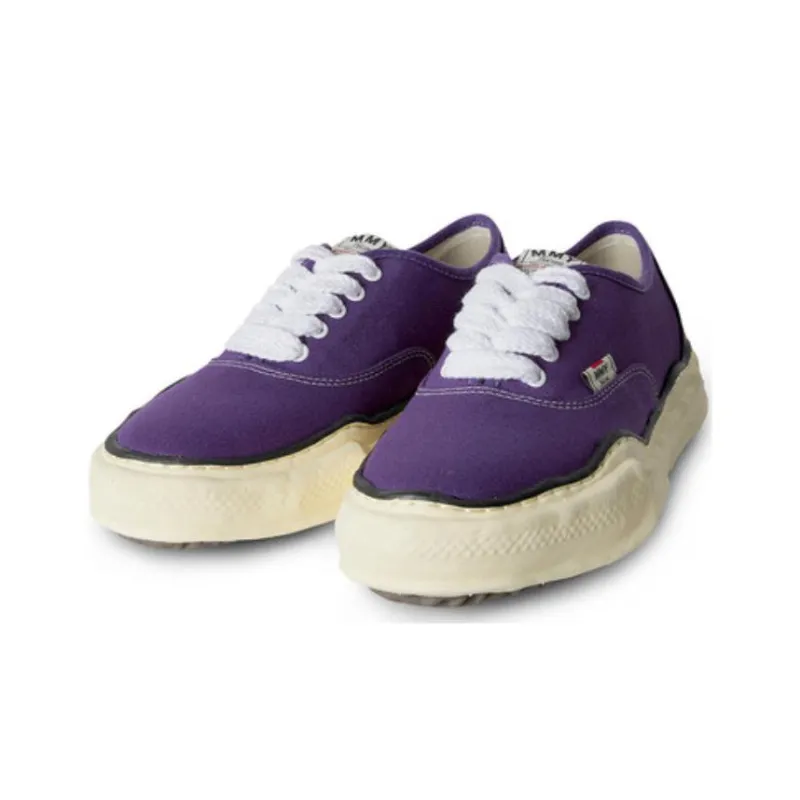 Maison MIHARA YASUHIRO Baker Vintage Like Og Sole Canvas Low White-1