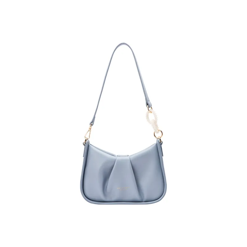 SEM/R PU Shoulder Bag Trumpets Women's Ecru/Custard/Coffee/Pink/Gray Blue-19