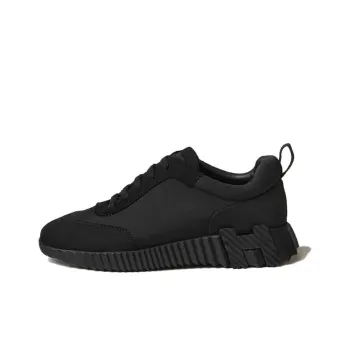 HERMES Bouncing Low Top Casual Shoes Women's Black