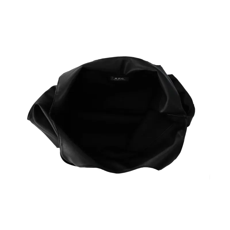 A.P.C Polyurethane And Polyester Blend Tote Bag Shopping Bag Handbag Regular Women's Black-4