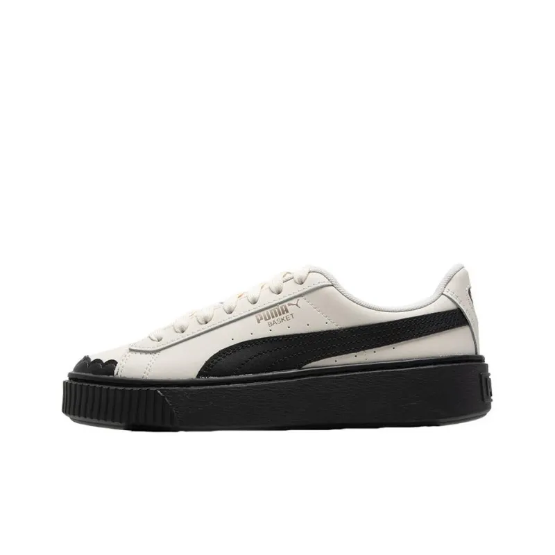 PUMA Basket 'Cream White Black' Women's-0