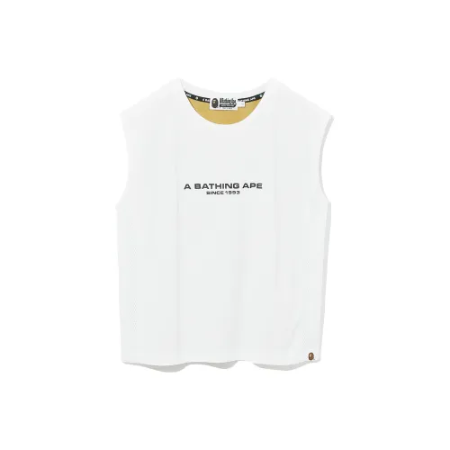 A BATHING APE Tank Tops Women's White