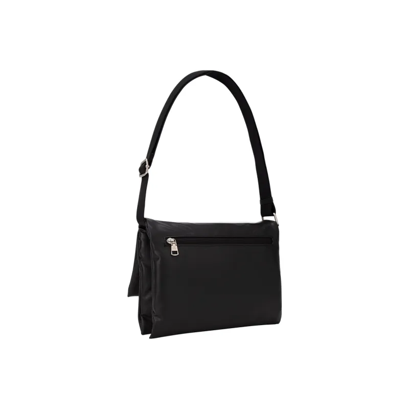 CK/Calvin Klein Synthetic Material Messenger Bag Shoulder Bag Crossbody Bag Women's Space Black-2