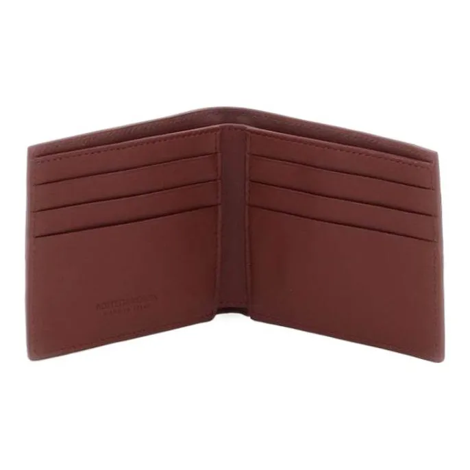 Bottega Veneta Calfskin Wallet Regular Men's Red-2