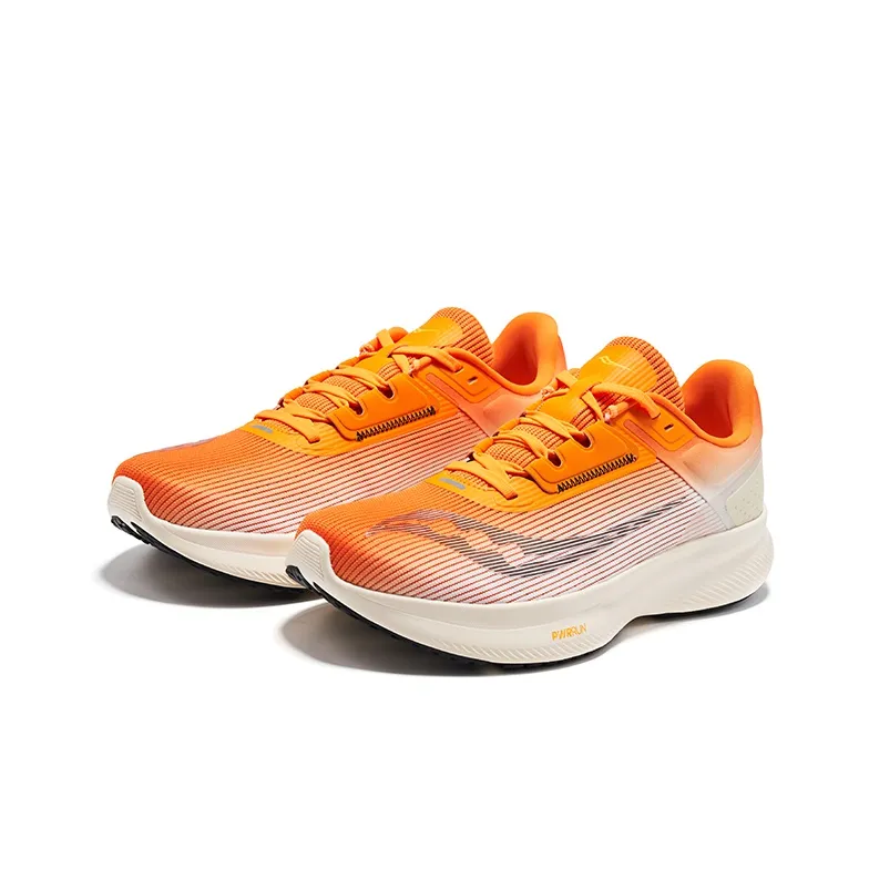 Saucony Vessel Cushioning Breathable Low Top Casual Running Shoes Men's Orange Beige-2