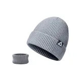 (Gray) Single Hat+Scarves