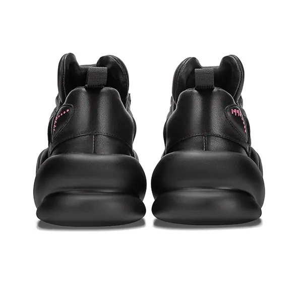 HART DAVIS Cloud Series Height Increasing Low Top Skateboard Shoes Unisex Black-5