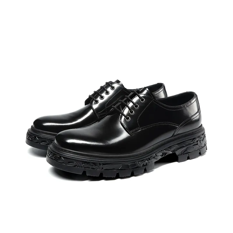 Satchi Platform Shoes Men's Black-2