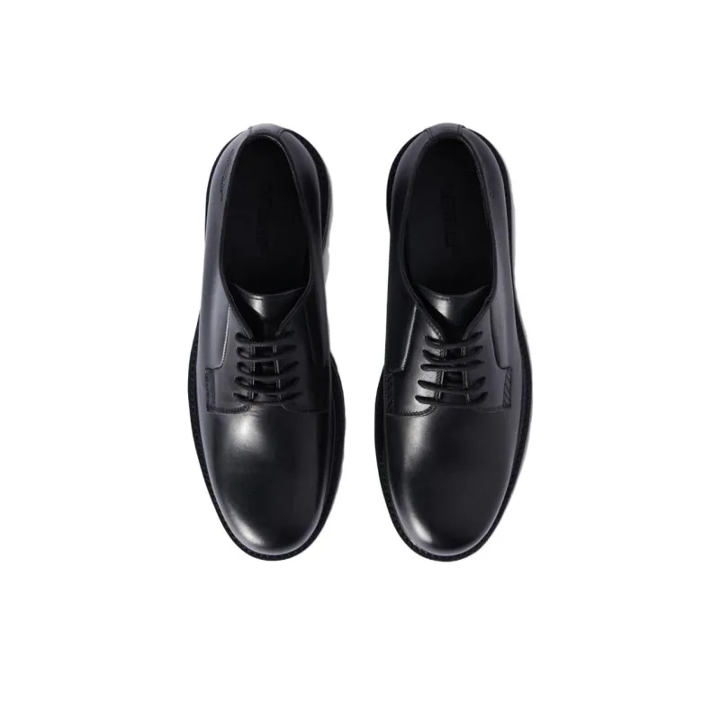 OFF WHITE Military Leather Derby Shoes-2