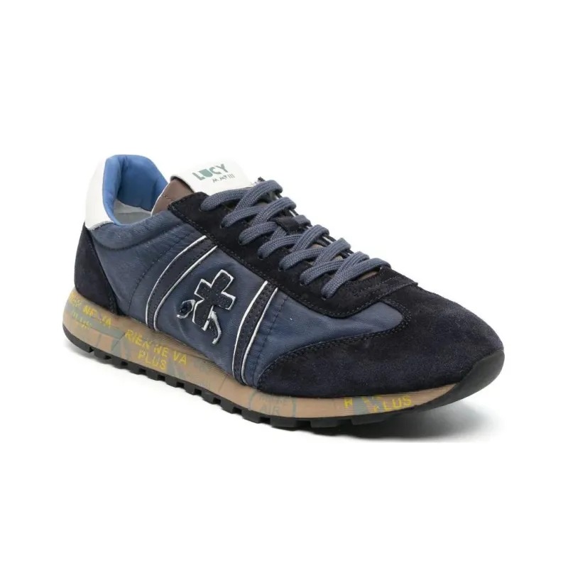 PREMIATA Lucy Cushioning Low-Top Casual Shoes Men's Blue-1