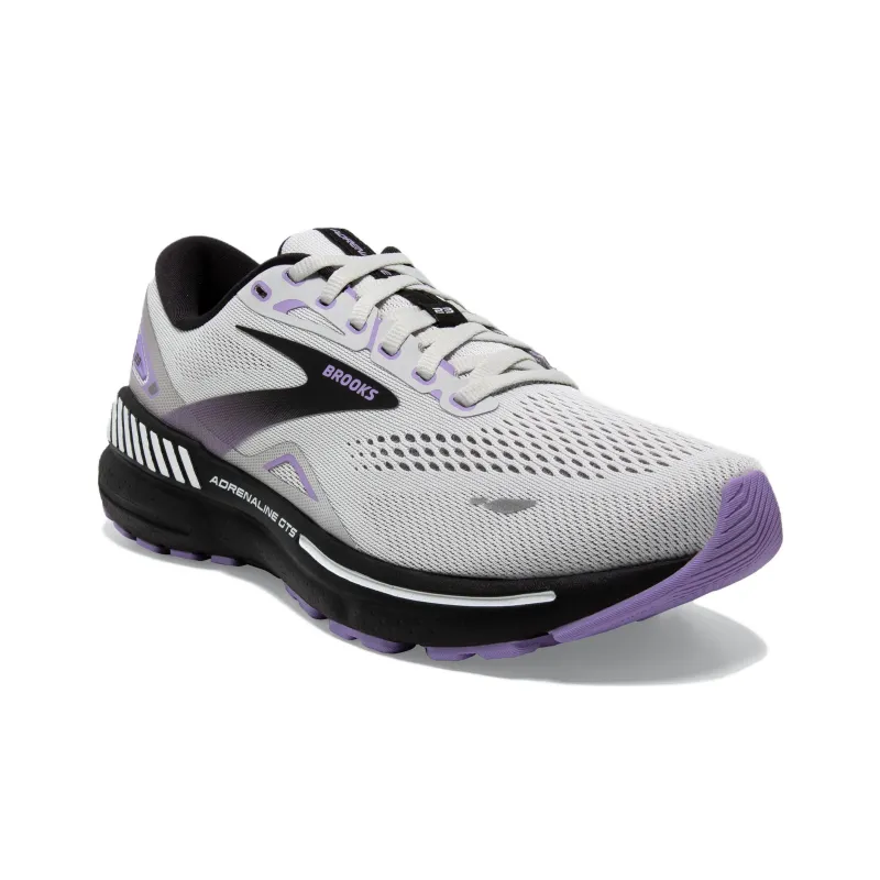 Brooks Women's Adrenaline GTS 23 2A Narrow 'Grey Purple'-2