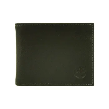 Timberland Leather With Fabric Wallet Regular Men's Green