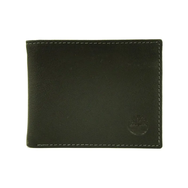 Timberland Leather With Fabric Wallet Men's Green-0