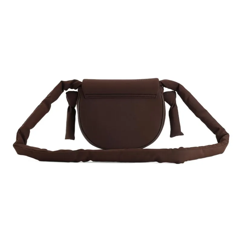 FILA FUSION PU Saddle Bag Crossbody Bag Small Size Women's Brown Coffee-2