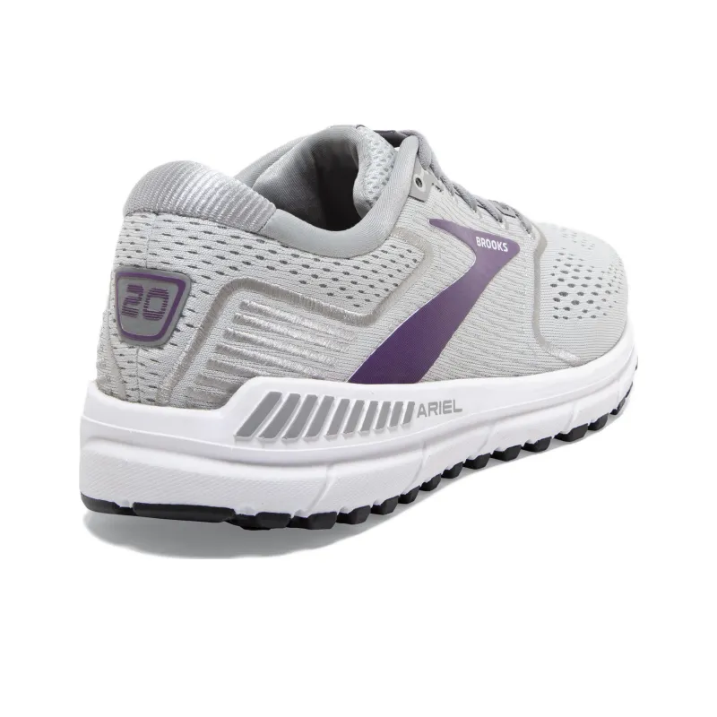 Brooks Women's Ariel 20 2E Wide 'Oyster Grape' Women's-2