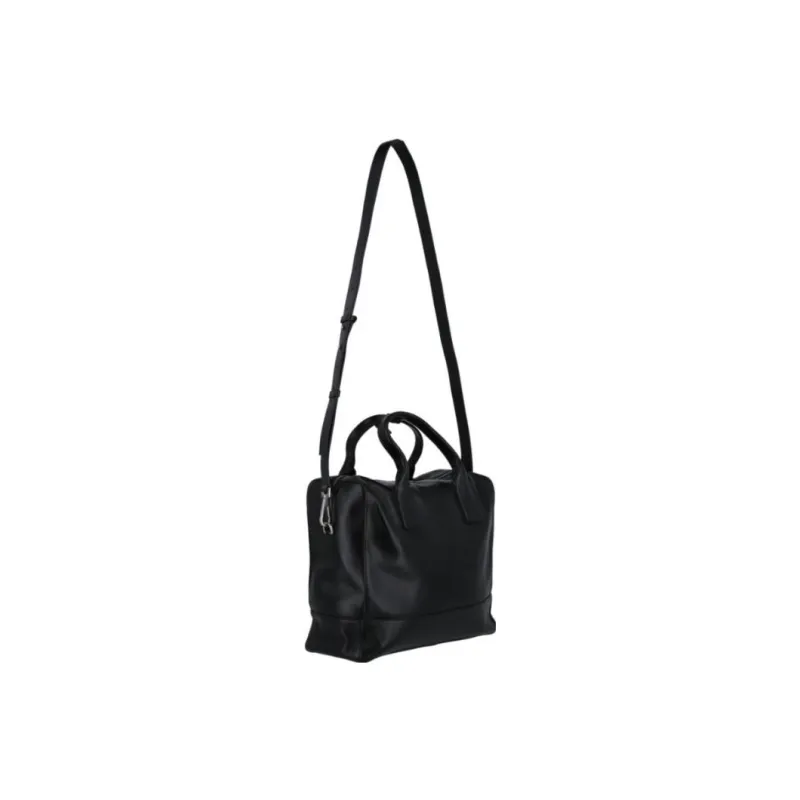 Bottega Veneta Leather Briefcase, Crossbody Bag, Handbag Men's Black-2