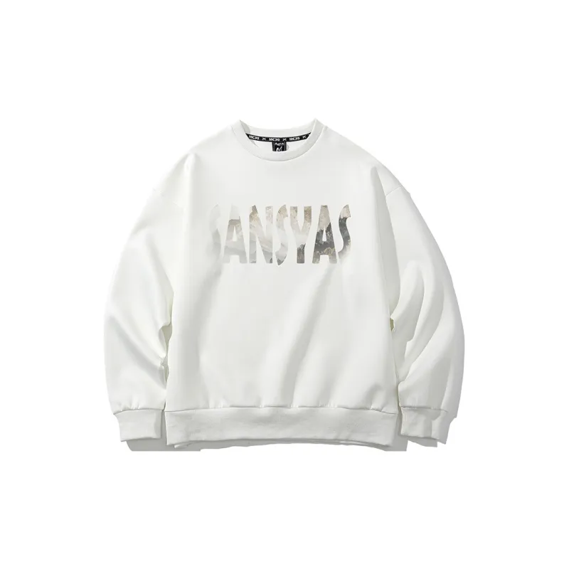 SANSYAS Sweatshirt Unisex White-1