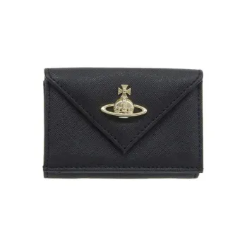 Vivienne Westwood Leather Wallet Mini Women's Black