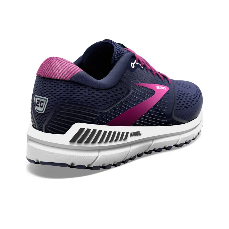 Brooks Women's Ariel 20 'Peacoat Vivid Viola'-3
