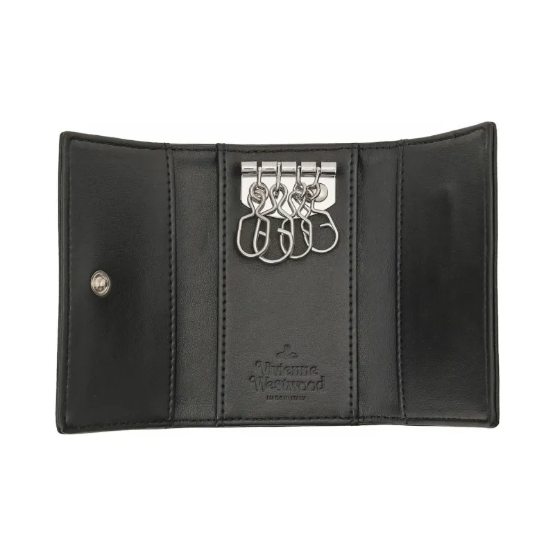 Vivienne Westwood Leather Key Pouch Women's Black-3