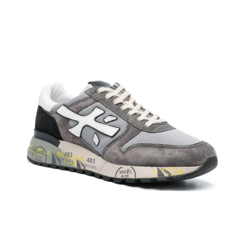 PREMIATA Mick Cushioning Low-Top Casual Shoes Men's Greige-1