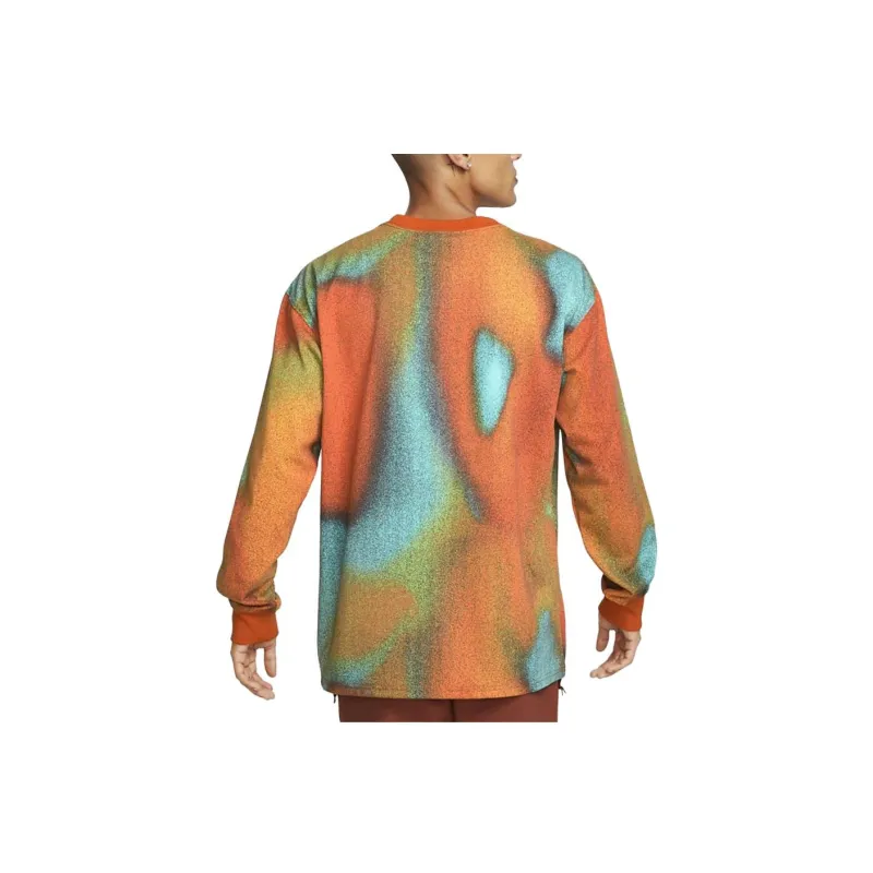Nike T Shirts Men Orange Red-1