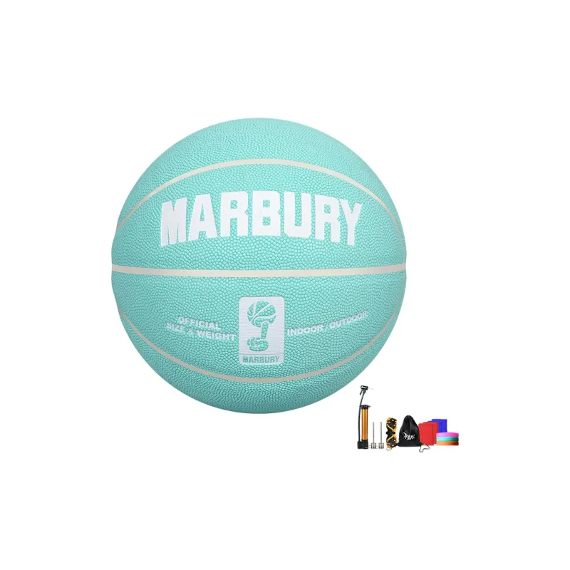 MARBURY PU Basketball Robin Egg Blue Size 7 Training Unisex-0