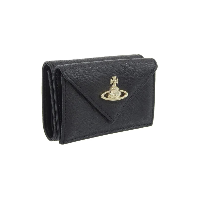 Vivienne Westwood Leather Wallet Mini Women's Black-1