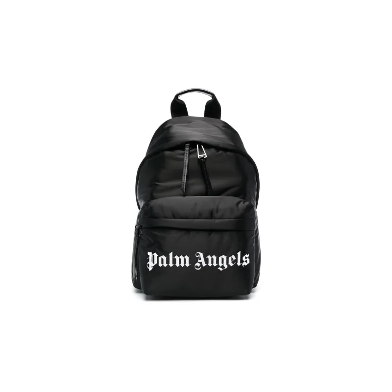 PALM ANGELS Logo Print Backpack-0