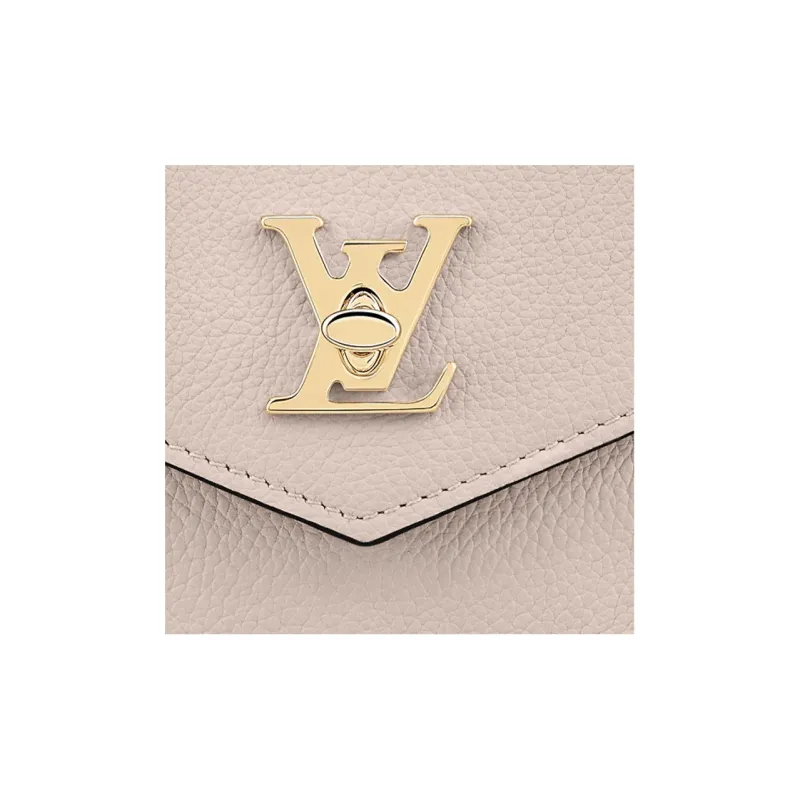 LOUIS VUITTON Mylockme Chain Pochette Greige Beige-4