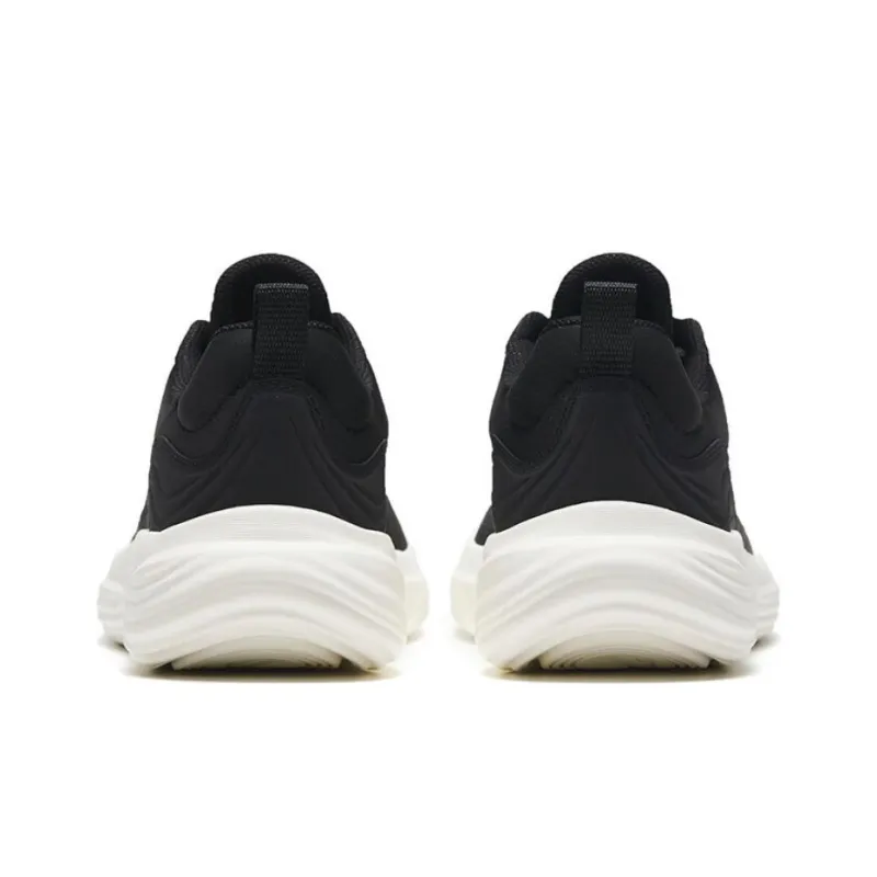 Anta Anti Slip Wear Resistant Low Top Training Shoes Men's Black White-3